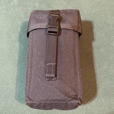 Black Hawk Tactical Black Pouch With 4 Ammo Loops Approx 3”x5”x9” Military Molle