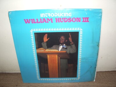William Hudson III - Introducing... 1987 US RARE LP MODERN GOSPEL SOUL FUNK NM