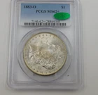 1883-O Morgan Silver Dollar PCGS-MS62+ CAC (409)