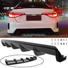 For Honda Civic Sedan Gloss Black Rear Bumper Diffuser Spoiler Splitter Lip Kit For Honda Civic Sedan Gloss Black Rear Bumper Diffuser Spoiler Splitter Lip Kit