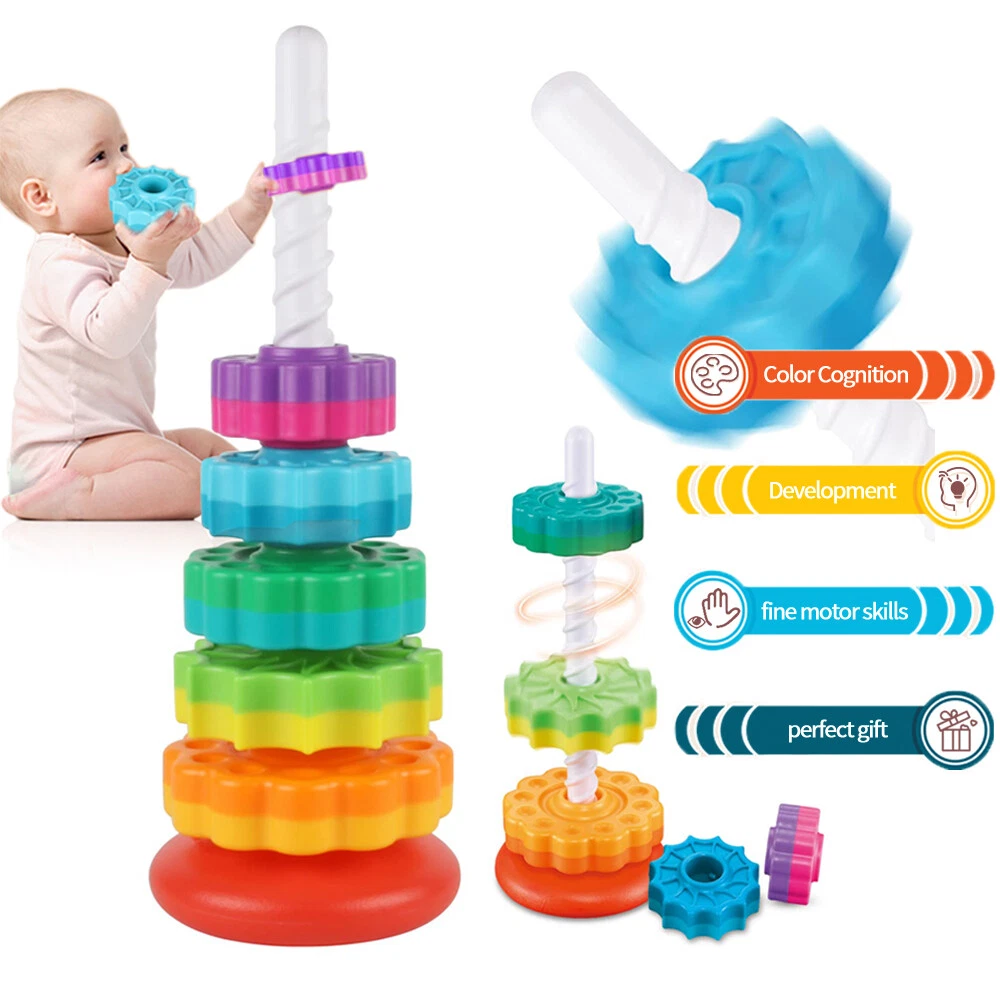 Spinning stacking sales rings toy