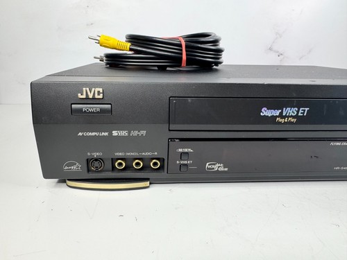 JVC S-Video Super VHS ET Player/Recorder #HR-S4800U | No Clear Picture | PARTS - Picture 2 of 10