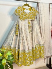 Launching New Heavy Jacqurad Silk Lehenga Choli With Yellow Dupatta For Wedding
