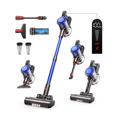 Cordless Vacuum Cleaner、24Kpa掃除機 Cordless Vacuum Cleaner, 350W/24kPa Stick Vacuum with Touch
