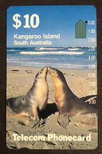 $10 Telecom Phonecard Kangaroo Island SA ONE HOLE  Prefix 23   BB8