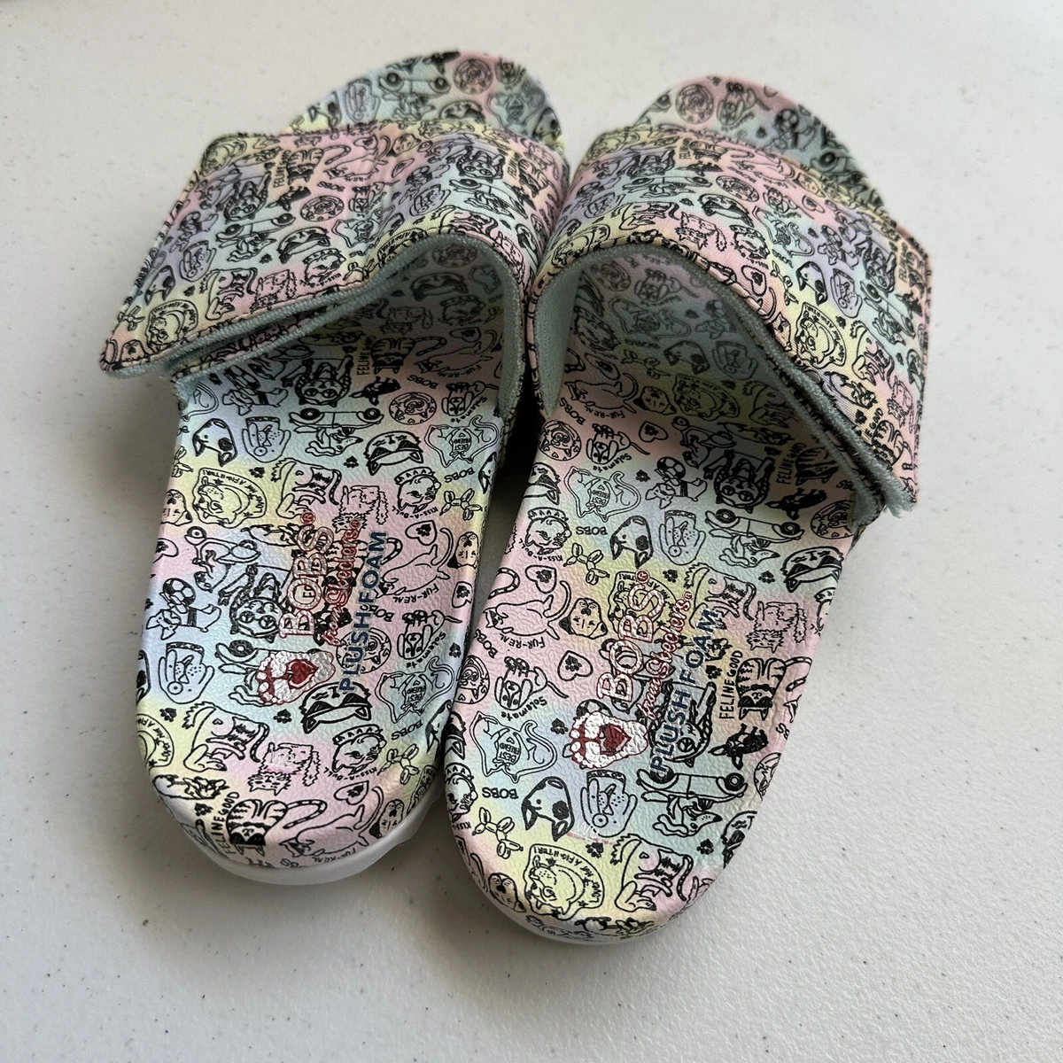 Skechers plush sales foam slippers