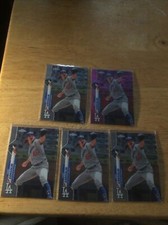 2020 Topps Chrome TONY GONSOLIN RC Pink Refractor + Chrome base(5)Card Lot 