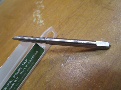 M4-0.7 HSS 2 Flute D4 Plug Spiral Point Tap