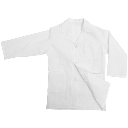 Children's Lab Coat Primary School Kids Dress up White Scientist Clothes - Picture 11 of 12