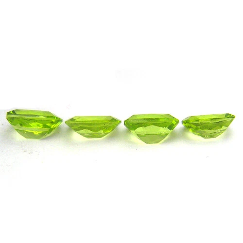 3,56 kt 4 STÜCK NATÜRLICHER GRÜNER PERIDOT EDELSTEIN AUS PAKISTAN - Bild 2 von 4