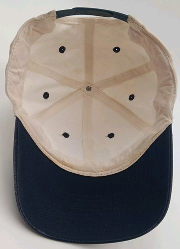 White Blue Snapback Hat. Fisherman Are Born Honest Vintage But they Get Over It" - Picture 7 of 8