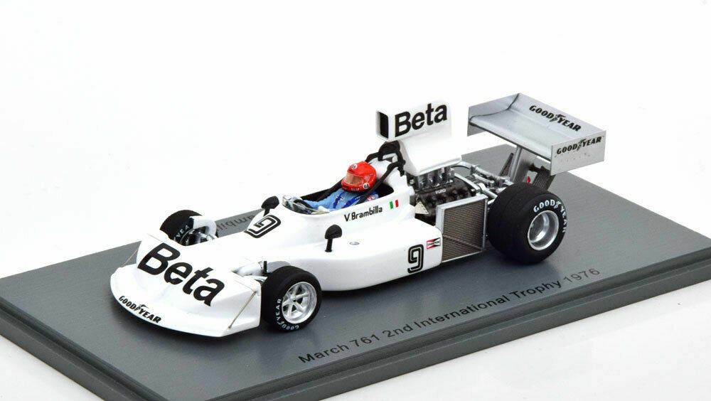 Spark S7268 MARCH 761 N°9 2ème International Trophy 1976 Brambilla 1/43
