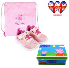 Peppa Pig Trainer & Drawstring Bags,Girls,Kid's Trainer,Running shoes,Licensed