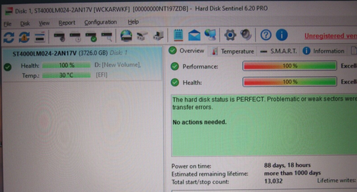 Seagate 4TB 14mm ST4000LM024 2AN17V-566 0001 2.5" HDD China WU Aug 2023 WCK - Picture 7 of 7