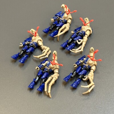 5 Rare Mega Construx Halo 2 Flood Combat Form Covenant Elite Dark Blue Figure #3