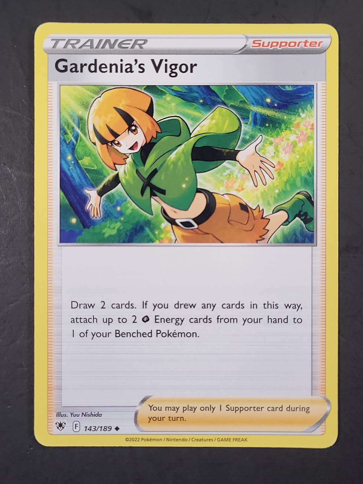 Pokemon Astral Radiance Gardenia's Vigor Uncommon Trainer Card 143/189 NM