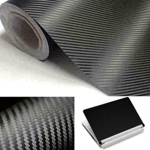 1xCarbon Fibre Skin Decal Wrap Sticker Case Cover For 9-17" Laptops Hot D3 I7B8