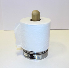 JE RACE CAR PISTON "Man Cave" Toilet Paper Holder Hand crafted 7" Tall RACE RUN