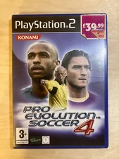 Jeu PS2 Pro Evolution Soccer 4 - Complet, Boîtier Et Manuel Inclus - Bon état
