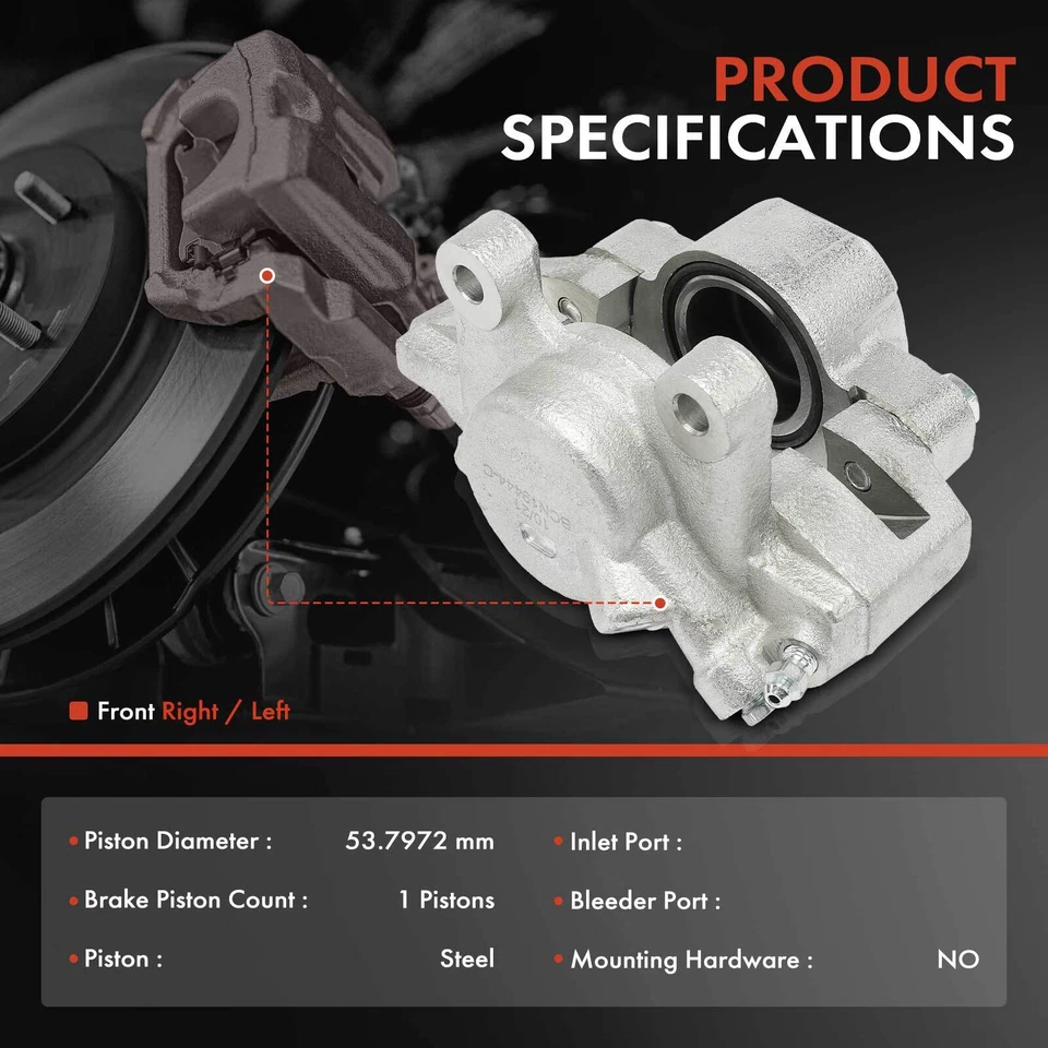 2x Pinza de freno con pistón de metal para MG MGB 1963-1981 1,8 L 3,5 L delantera derecha y derecha Foto 2 de 4