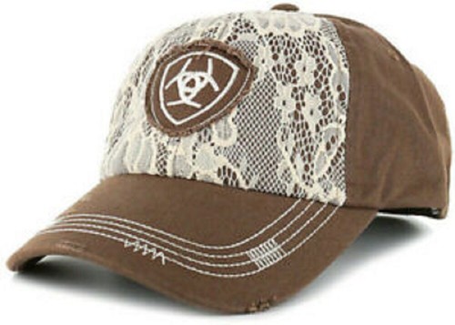 ARIAT LOGO \u0026 LACE BALL CAP 