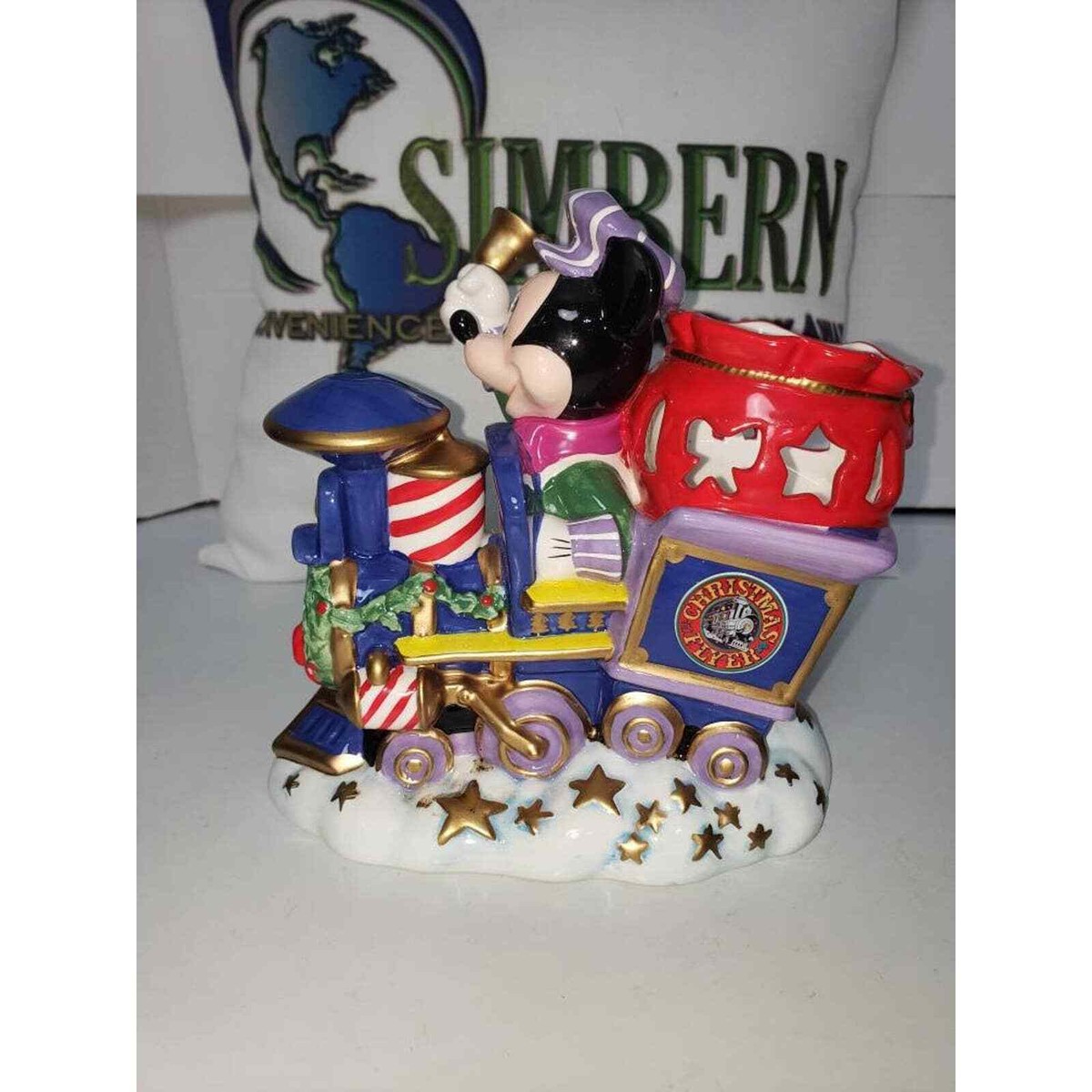Disney Its a Small World Holiday 1994 Mickey Mouse Christmas  Disney Its a Small World Holiday 1994 Mickey Mouse Christmas Flyer candle holder main image 0