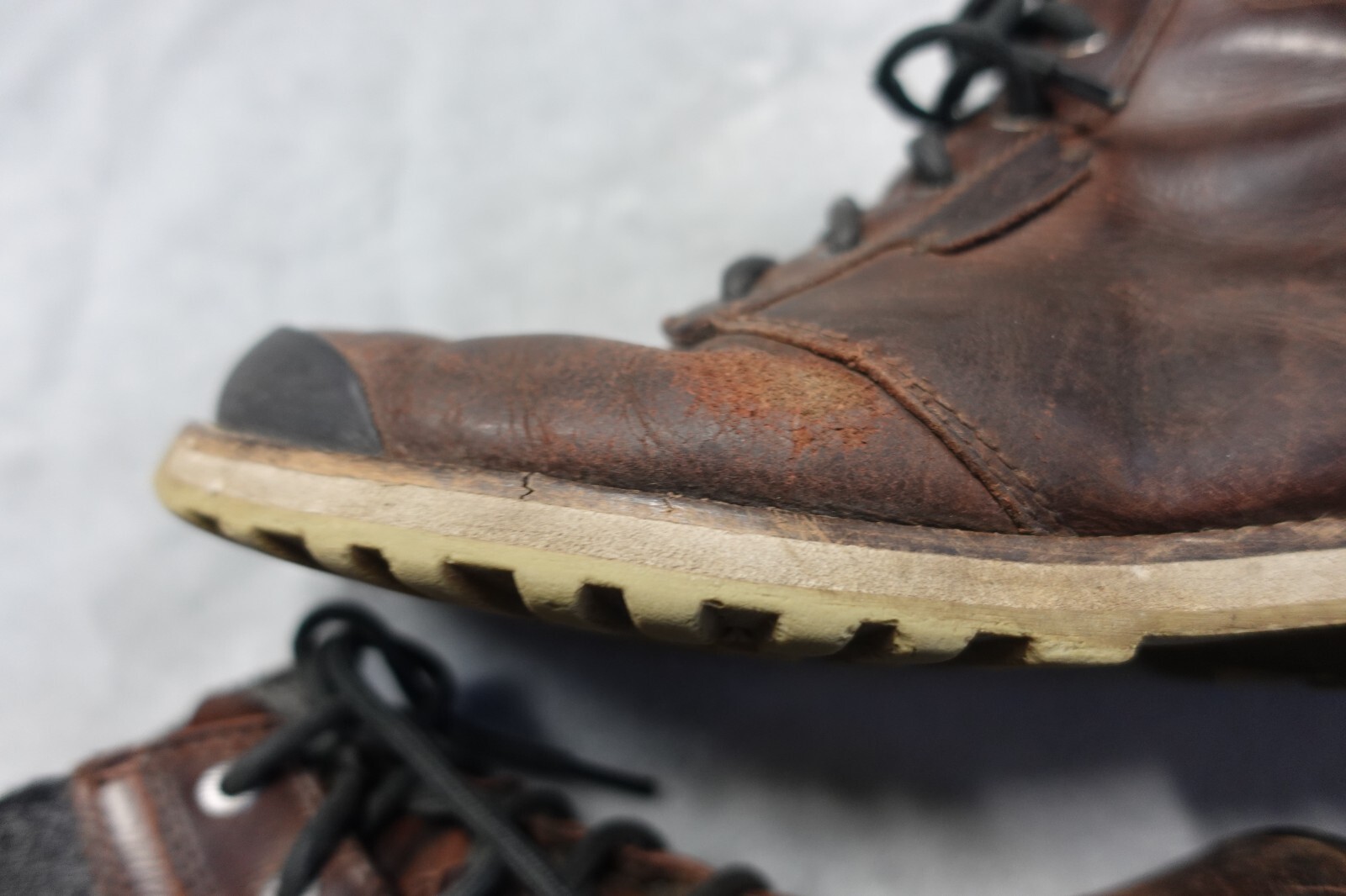 Stivaletti utility KEEN da uomo taglia 10 The Slater II in pelle marrone