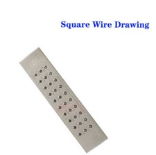 Tungsten Carbide Drawplate Square Wire Drawing Multisize Pull Bar Jewelry Tool