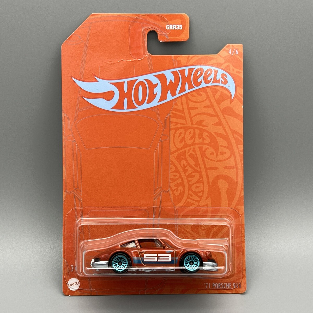 Hot Wheels 53rd Anniversary orange blue series 4/6 '71
