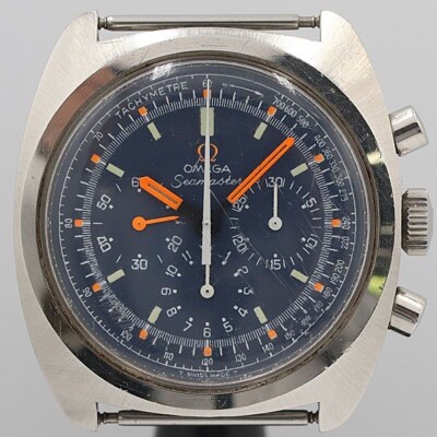 Omega Seamaster Chrono Navy Dial Manual Winding 36mm Men's Watch
