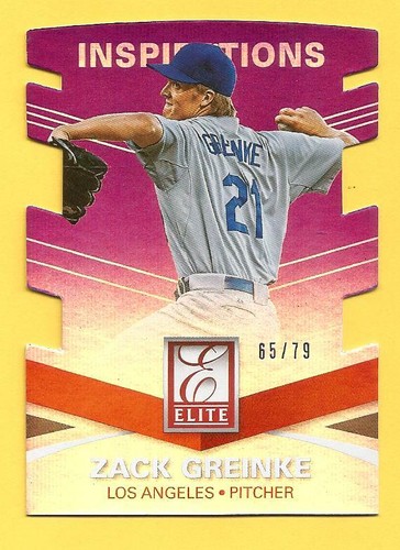 Zack Greinke 2015 Elite Inspirations #81 Dodgers #D 65/79