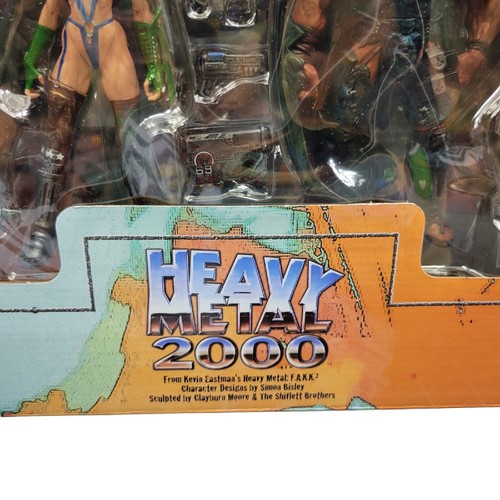 Moore Action Collectibles Heavy Metal 2000 Set di quattro figure - Tower Records - Foto 3 di 12