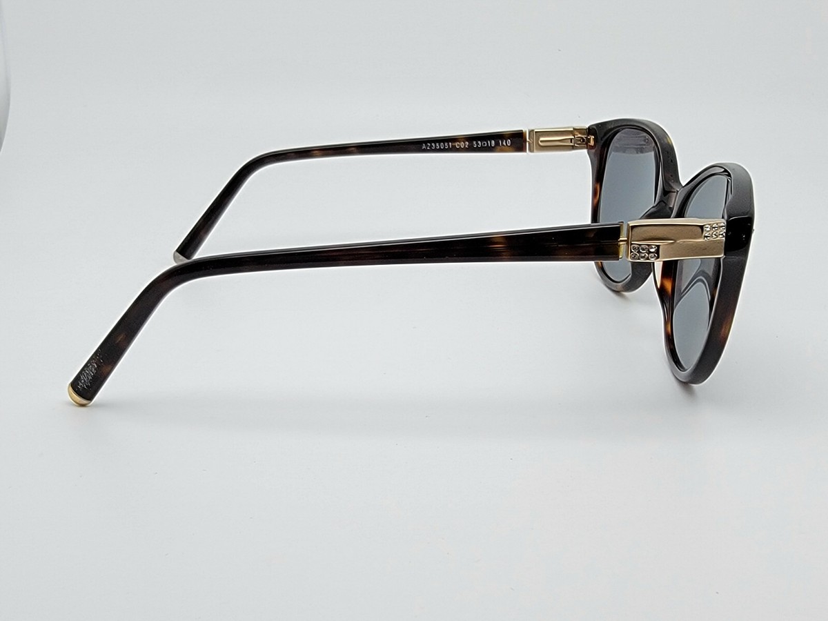 Loris Azzaro AZ35051 C02 Tortoise Gold Rhinestone Sunglasses FRAME ONLY France Loris Azzaro AZ35051 C02 Tortoise Gold Rhinestone Sunglasses  main image 3