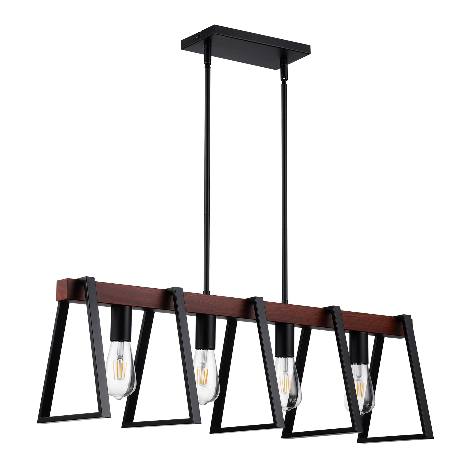 Lampada Sospensione Isola VEVOR 4 Luci E27 60W | Robusta e Regolabile