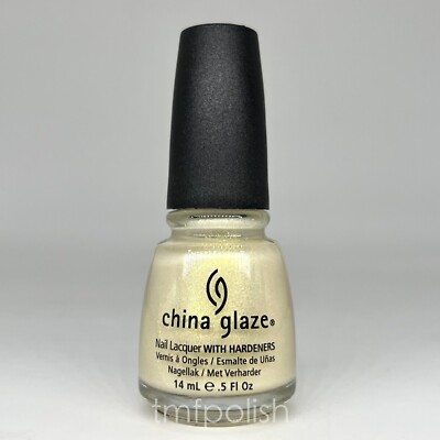 China Glaze Nagellack Mit Härter – 'White On', 14 Ml, Professioneller Lack Mit Lack-Effekt, Made In USA