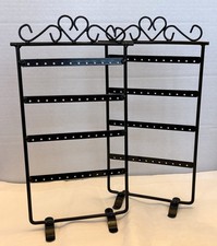 TWO 48 Hole Jewelry Display Stands or Organizers for Earrings