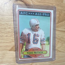 Topps 1980 Toni Fritsch #165 Houston Oilers AFC All-Pro NFL Football Card
