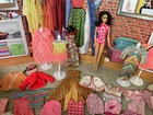 Vintage Twist ‘n Turn TNT Brunette Marlo Flip Hair Barbie + Lots of Mod Clothes