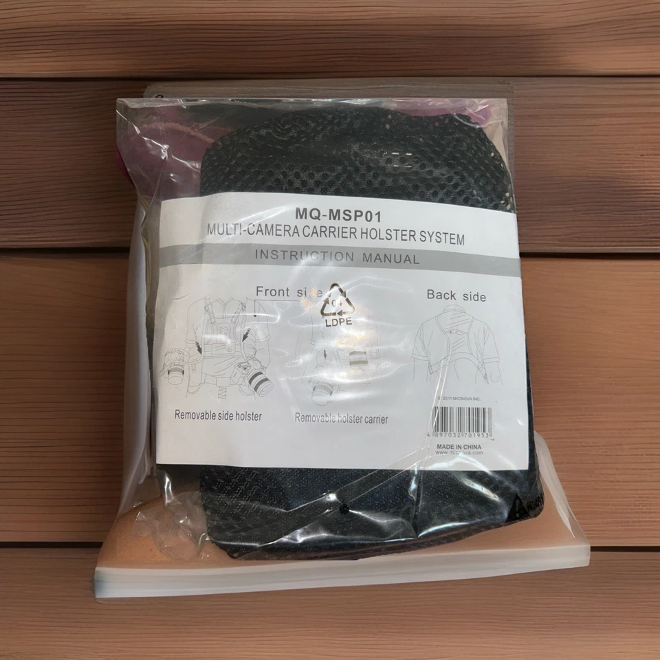 Micnova MQ-MSP01 Multi Cámara Transporte Pecho Arnés Sistema Chaleco Canon Nikon Foto 3 de 4