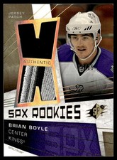 2008-09 UD SPx Patch Spectrum Brian Boyle Rookie /25 #152
