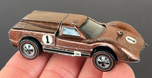 Auto d'epoca Hot Wheels Redline 1968 marrone Ford J US - tutta originale, molto buona!