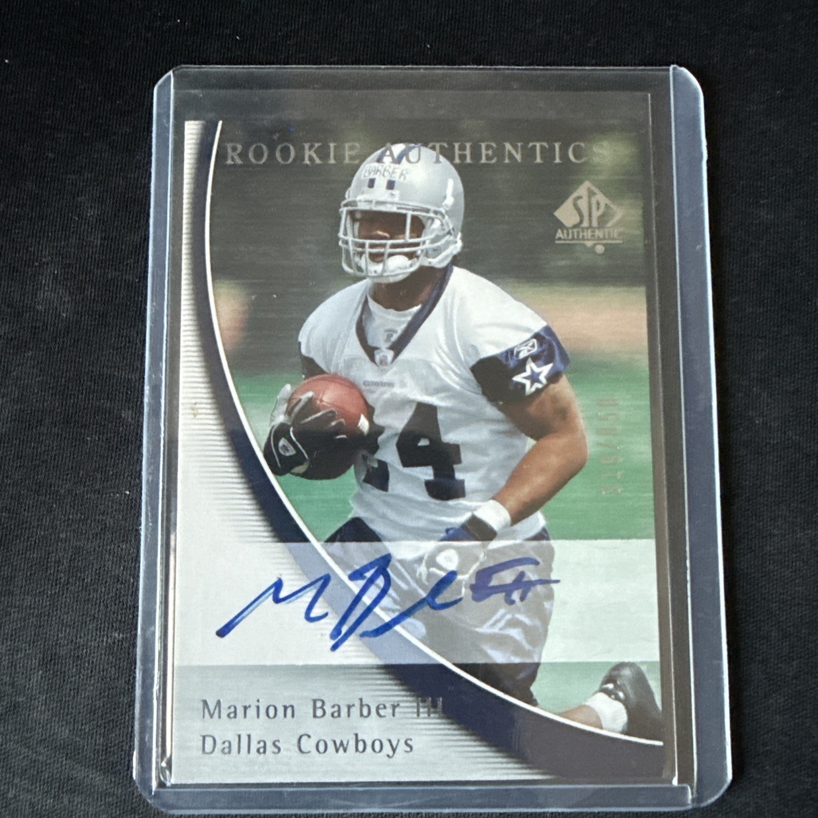 2005 SP Authentic - Rookie Authentics Marion Barber III #319 /850 (AU, RC)