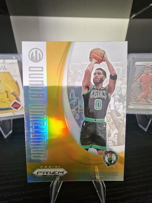 2024-25 Panini Prizm Deca NBA Jayson Tatum /10 Gold Downtown Bound Celtics