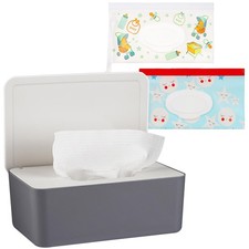 Whiidoom Diaper Wipes Dispenser Wipes Holder, Wipes Tissue Case Keeps Wipes