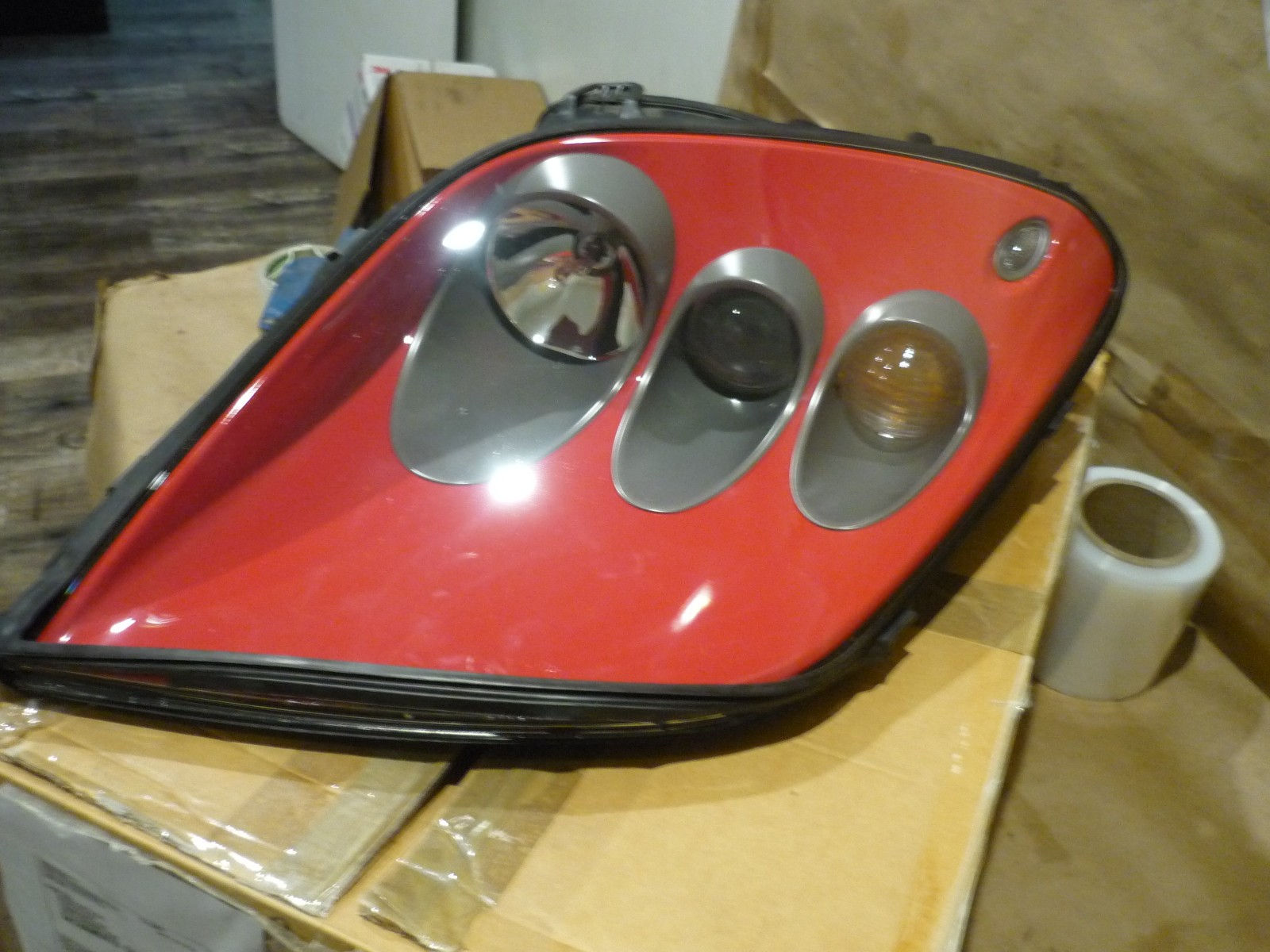 Ferrari 575 M - LH Headlight Rossa Corsa Red (USED) - P/N 69181869