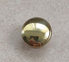 x2 STAG  Brand new Solid Brass round  Knob 2.5 cm  Cupboard Cabinet  Handles 