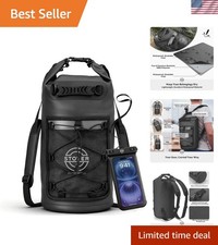 5/10/25/30/40/55L Waterproof Dry Bag- Roll-Top Backpack w/Phone Case- Kayakin...