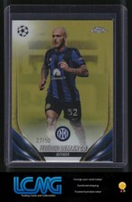 2023-24 Topps Chrome UEFA UCC #144 Federico Dimarco Gold Refractor #/50 Y3C