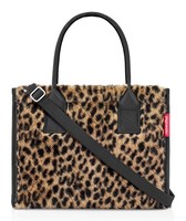 reisenthel Daily Shopper XS Handtasche Tasche Leo Fake Fur Braun Schwarz Neu