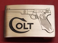 colt-firearms-woodsman-match-target-bullseye-brass-belt-buckle